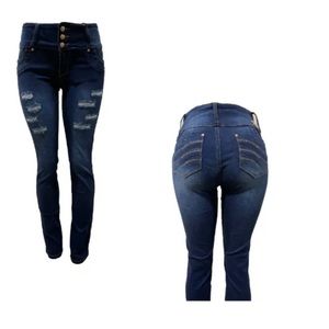 new Tush Push Colombian push up high waist jean